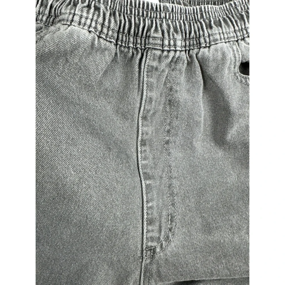 Adidas Originals Grey Washed‎ Denim Elastic Waist Pants XL Kids/XS Mens